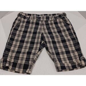 ONE TUFF BABE Bermuda Women's Black/beige Size 9/10